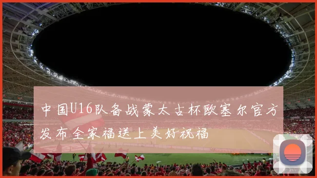 中国U16队备战蒙太古杯欧塞尔官方发布全家福送上美好祝福